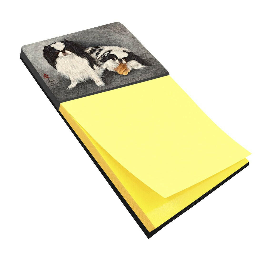 Japanese Chin Impress Watercolor Sticky Note Holder Refillable Dispenser Desk Accessory 3x3 Pad Gift