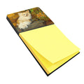 Chihuahua Just Basking Watercolor Sticky Note Holder Refillable Dispenser Desk Accessory 3x3 Pad Gift