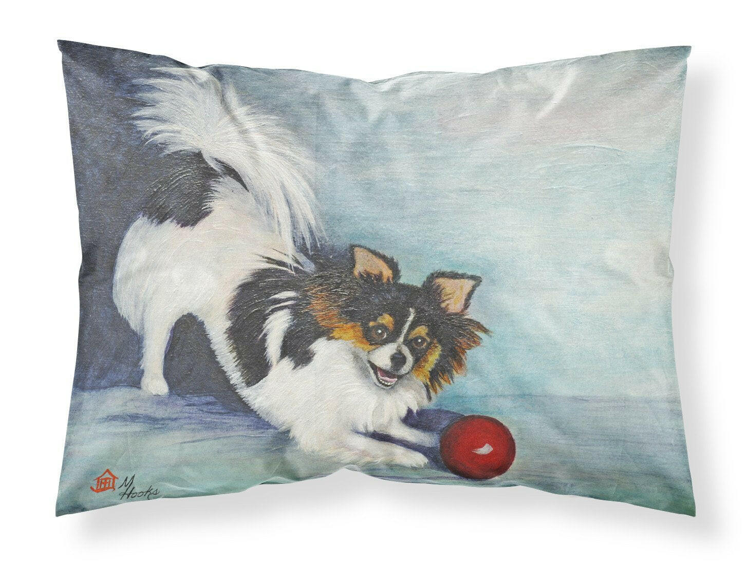 Papillon Play Ball Standard Pillowcase Lightweight Super Soft Easy Care Decorative Artwork Pillowcase, Standard