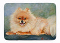 Pomeranian Full Body Memory Foam Kitchen Mat Machine Washable Anti-Fatigue Cushion Comfort Bath or Kitchen Rug