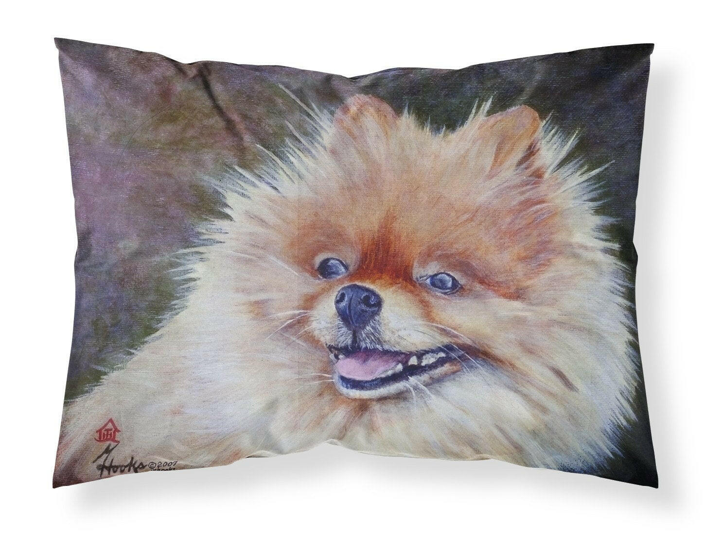 Pomeranian Head Standard Pillowcase Lightweight Super Soft Easy Care Decorative Artwork Pillowcase, Standard