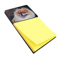 Pomeranian Head Watercolor Sticky Note Holder Refillable Dispenser Desk Accessory 3x3 Pad Gift
