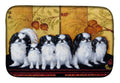 Japanese Chin Tea House Dish Drying Mat Absorbent Dish Drying Mat Pad for Kitchen Counter Dish Drainer Mat for Countertop, 14 x 21", Multicolor