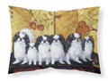 Japanese Chin Tea House Standard Pillowcase Lightweight Super Soft Easy Care Decorative Artwork Pillowcase, Standard