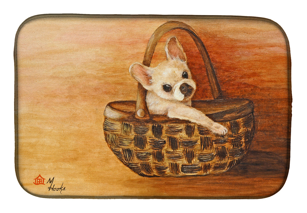 Chihuahua Take me TOO Dish Drying Mat Absorbent Dish Drying Mat Pad for Kitchen Counter Dish Drainer Mat for Countertop, 14 x 21", Multicolor