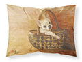 Chihuahua Take me TOO Standard Pillowcase Lightweight Super Soft Easy Care Decorative Artwork Pillowcase, Standard