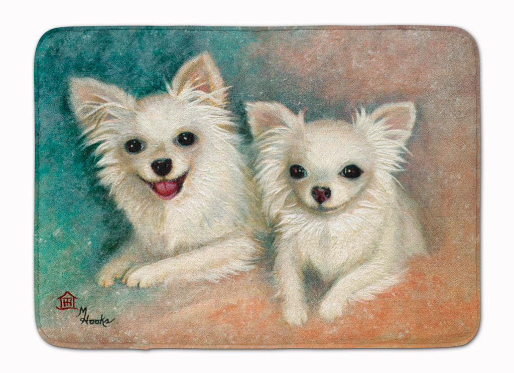 Chihuahua The Siblings Memory Foam Kitchen Mat Machine Washable Anti-Fatigue Cushion Comfort Bath or Kitchen Rug
