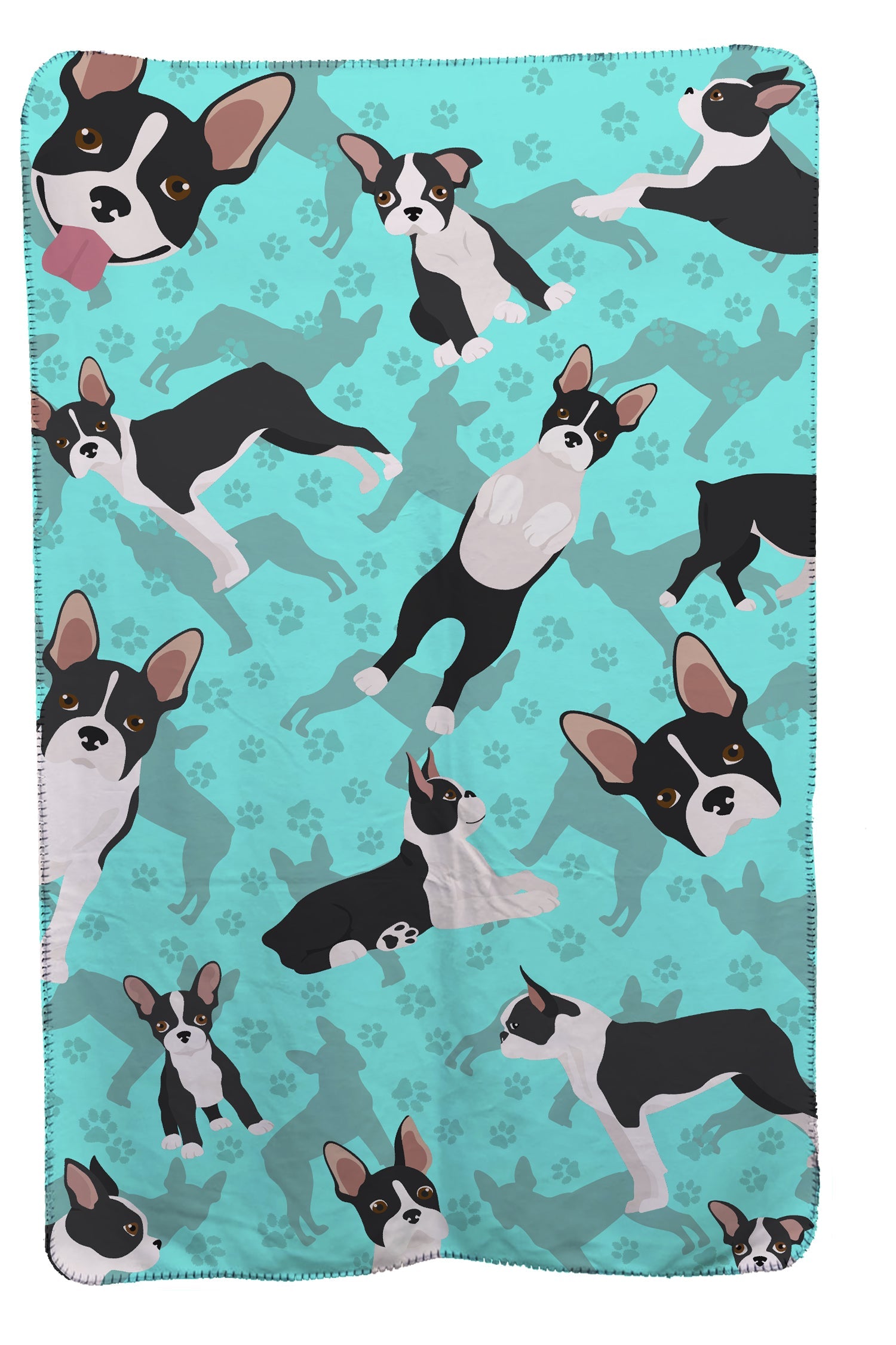 Boston Terrier Soft Travel Blanket with Bag Airplane Blanket, Indoor Outdoor Camping Blanket for Traveling, Picnics, Beach Trips, Concerts
