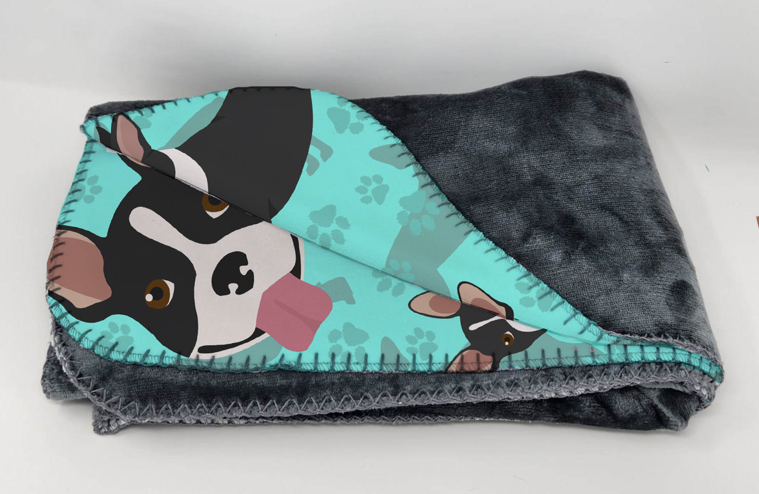 Boston Terrier Soft Travel Blanket with Bag Airplane Blanket, Indoor Outdoor Camping Blanket for Traveling, Picnics, Beach Trips, Concerts