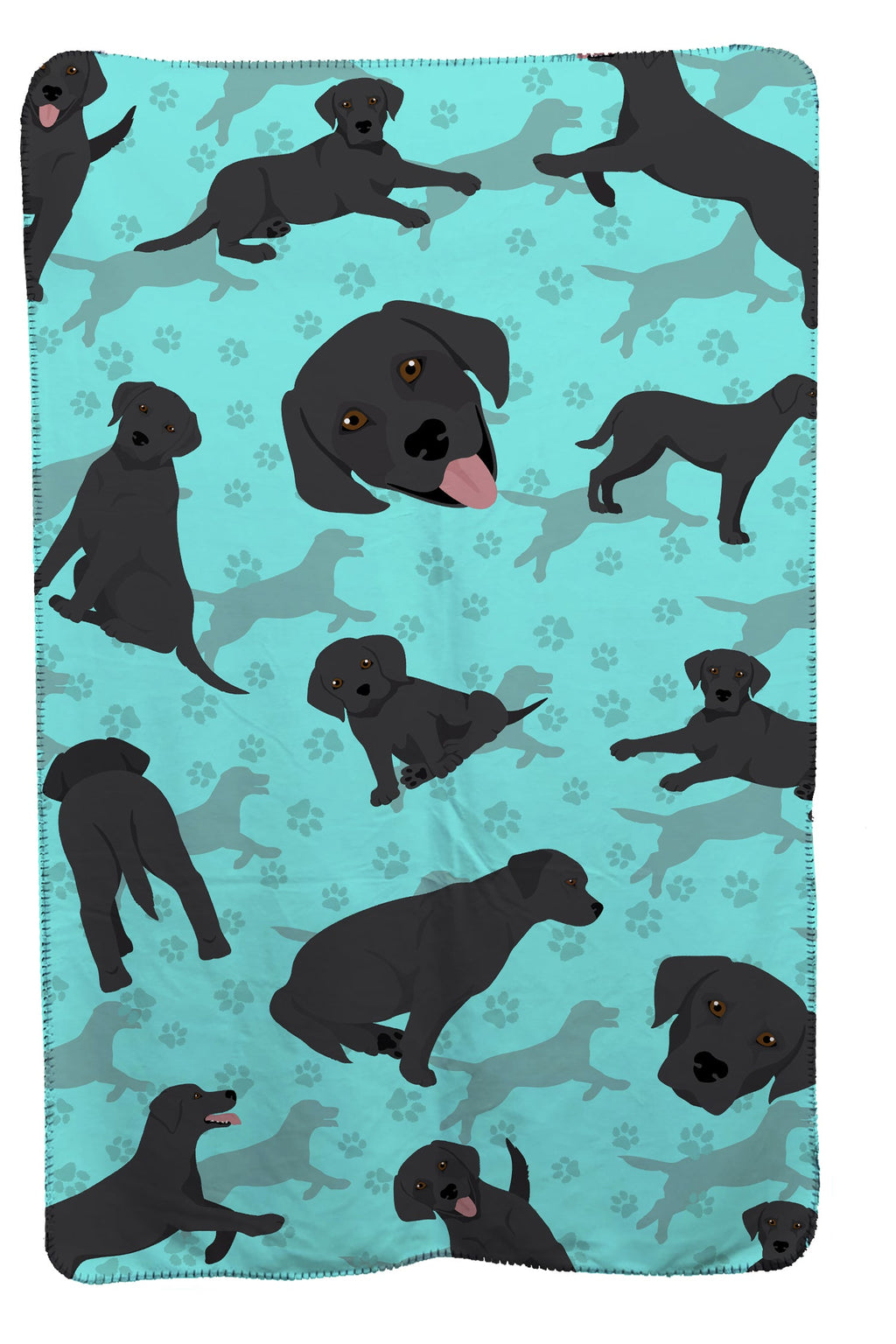 Black Labrador Retriever Soft Travel Blanket with Bag Airplane Blanket, Indoor Outdoor Camping Blanket for Traveling, Picnics, Beach Trips, Concerts