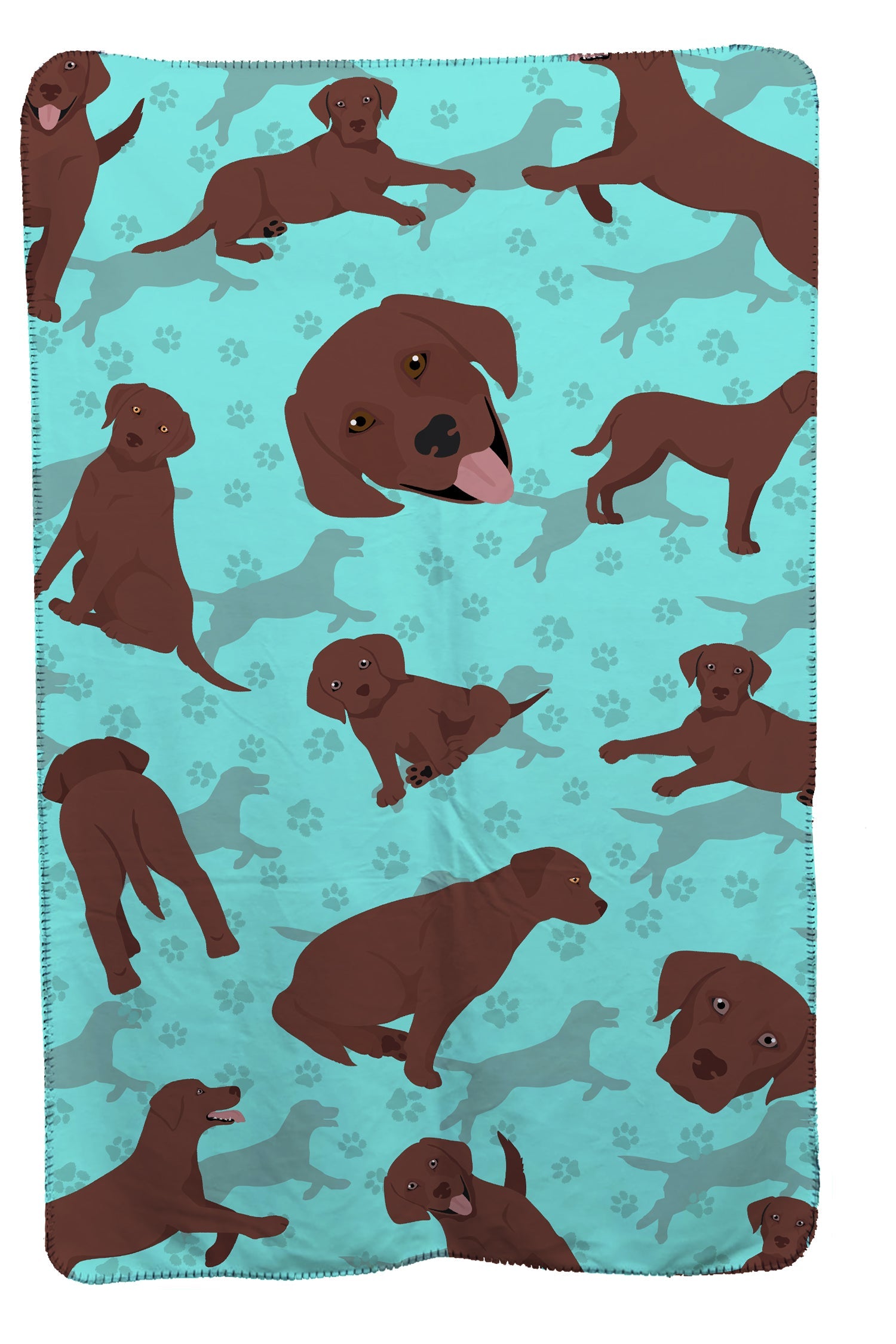 Chocolate Labrador Retriever Soft Travel Blanket with Bag Airplane Blanket, Indoor Outdoor Camping Blanket for Traveling, Picnics, Beach Trips, Concerts
