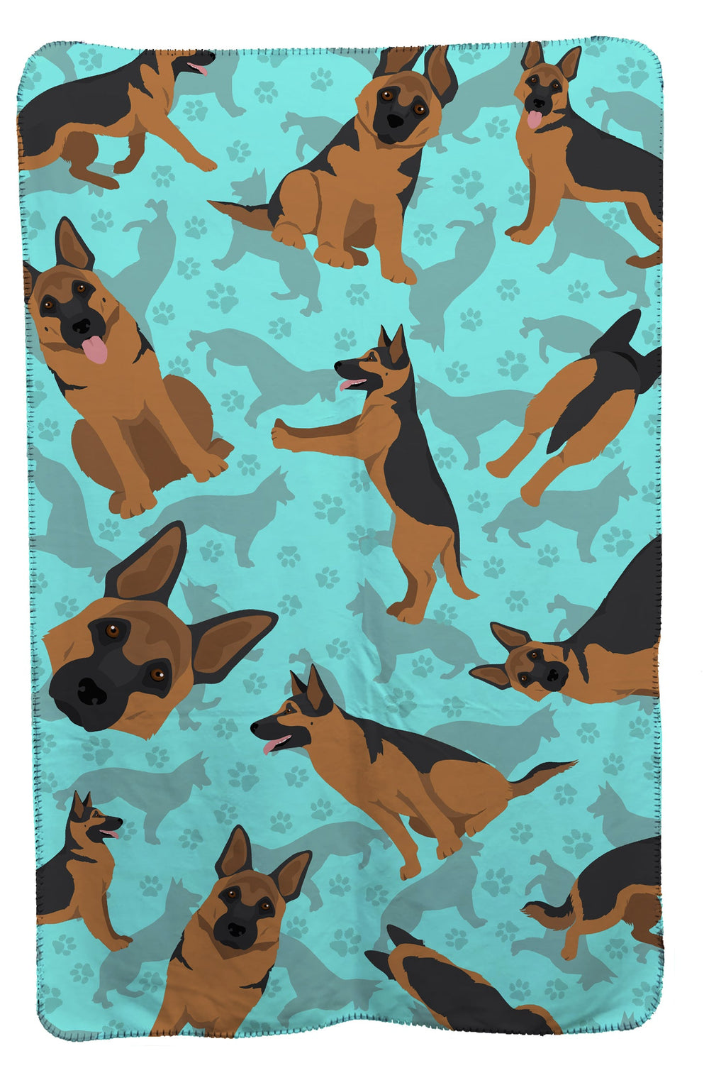 German Shepherd Soft Travel Blanket with Bag Airplane Blanket, Indoor Outdoor Camping Blanket for Traveling, Picnics, Beach Trips, Concerts