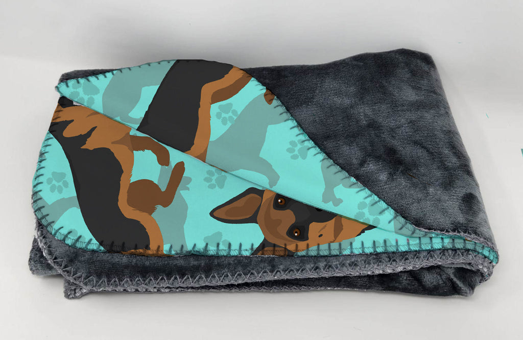 German Shepherd Soft Travel Blanket with Bag Airplane Blanket, Indoor Outdoor Camping Blanket for Traveling, Picnics, Beach Trips, Concerts