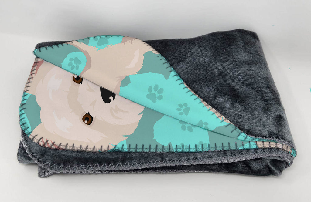 Westie Soft Travel Blanket with Bag Airplane Blanket, Indoor Outdoor Camping Blanket for Traveling, Picnics, Beach Trips, Concerts