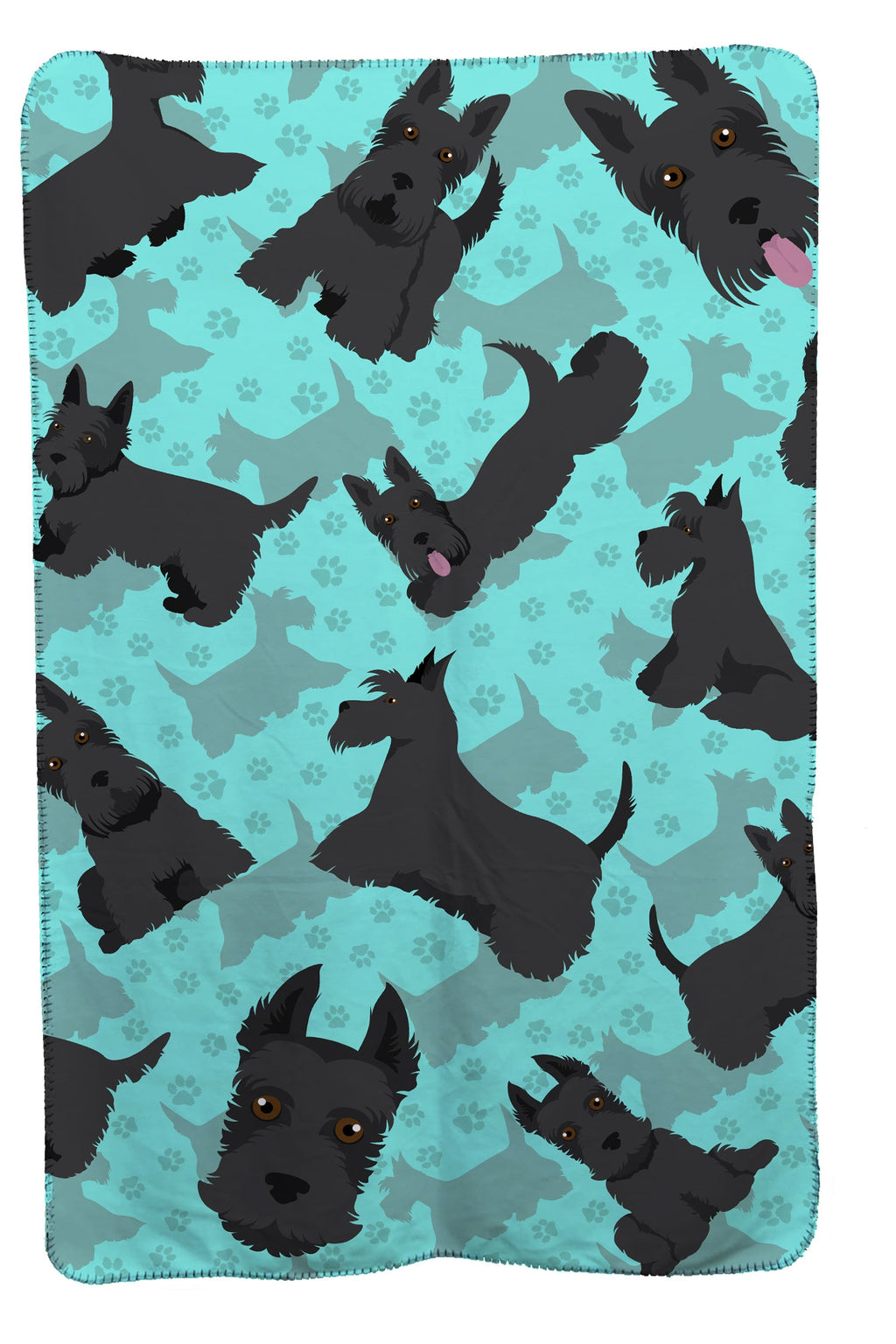 Scottish Terrier Soft Travel Blanket with Bag Airplane Blanket, Indoor Outdoor Camping Blanket for Traveling, Picnics, Beach Trips, Concerts