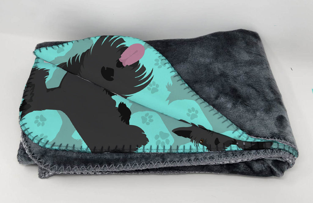 Scottish Terrier Soft Travel Blanket with Bag Airplane Blanket, Indoor Outdoor Camping Blanket for Traveling, Picnics, Beach Trips, Concerts