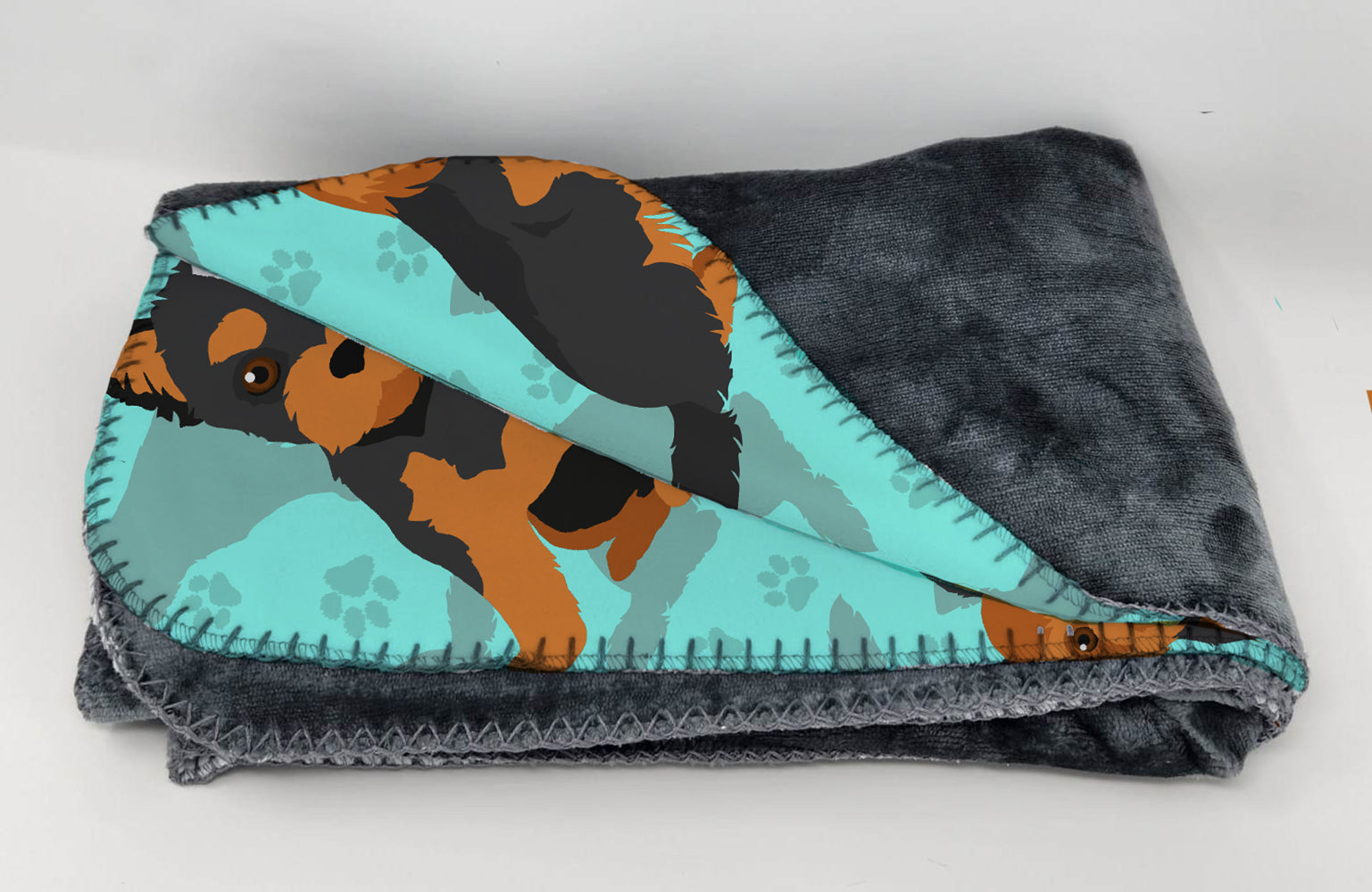 Black and Tan Yorkie Soft Travel Blanket with Bag Airplane Blanket, Indoor Outdoor Camping Blanket for Traveling, Picnics, Beach Trips, Concerts