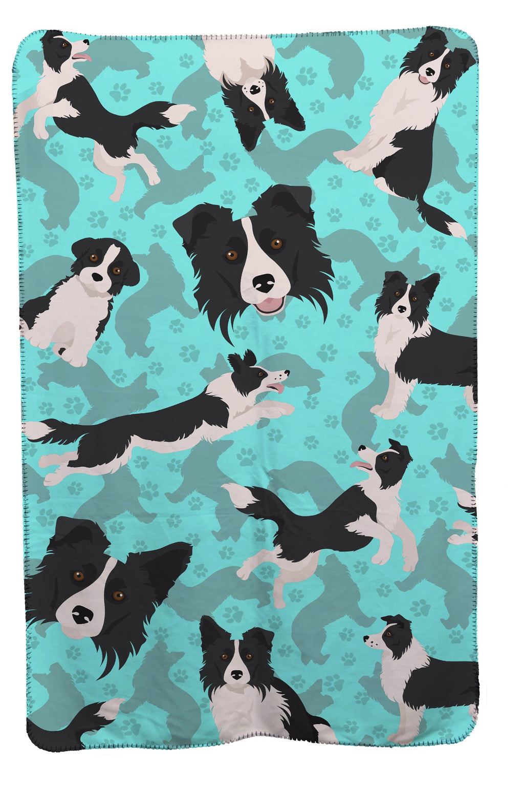 Border Collie Soft Travel Blanket with Bag Airplane Blanket, Indoor Outdoor Camping Blanket for Traveling, Picnics, Beach Trips, Concerts