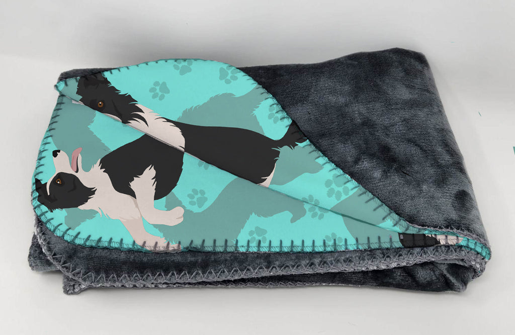 Border Collie Soft Travel Blanket with Bag Airplane Blanket, Indoor Outdoor Camping Blanket for Traveling, Picnics, Beach Trips, Concerts