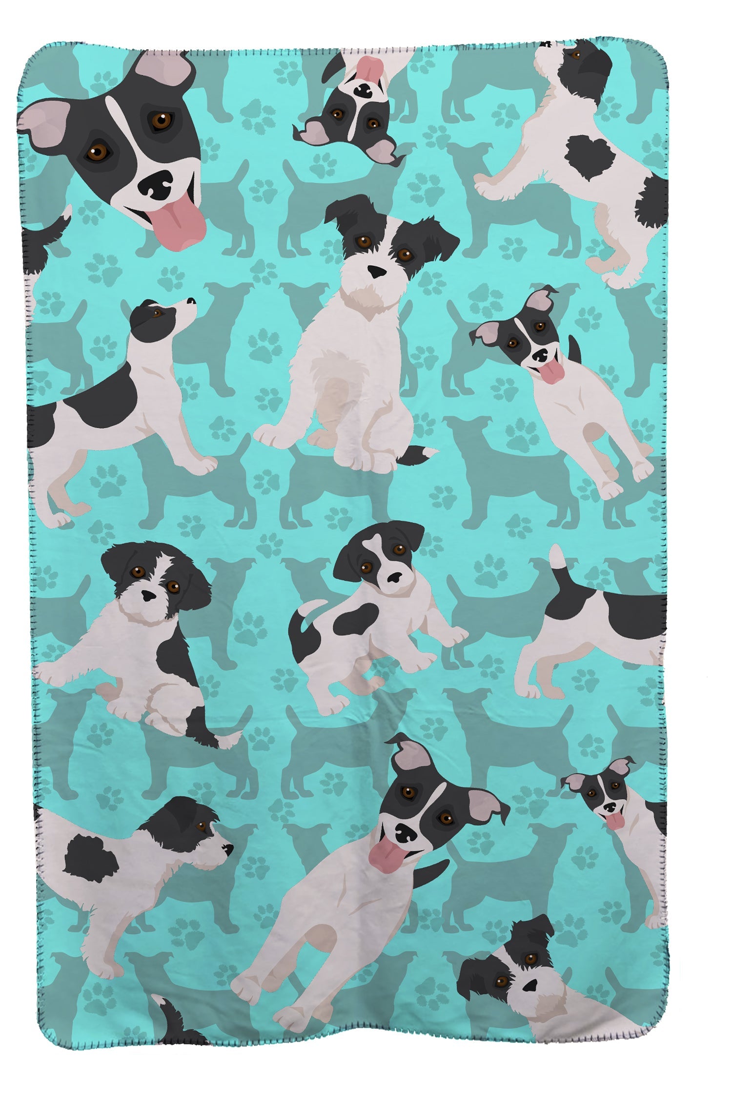 Jack Russell Terrier Soft Travel Blanket with Bag Airplane Blanket, Indoor Outdoor Camping Blanket for Traveling, Picnics, Beach Trips, Concerts