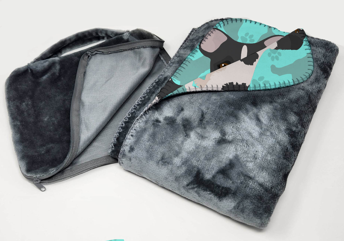 Jack Russell Terrier Soft Travel Blanket with Bag Airplane Blanket, Indoor Outdoor Camping Blanket for Traveling, Picnics, Beach Trips, Concerts