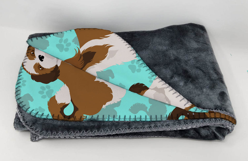 Shih Tzu Soft Travel Blanket with Bag Airplane Blanket, Indoor Outdoor Camping Blanket for Traveling, Picnics, Beach Trips, Concerts