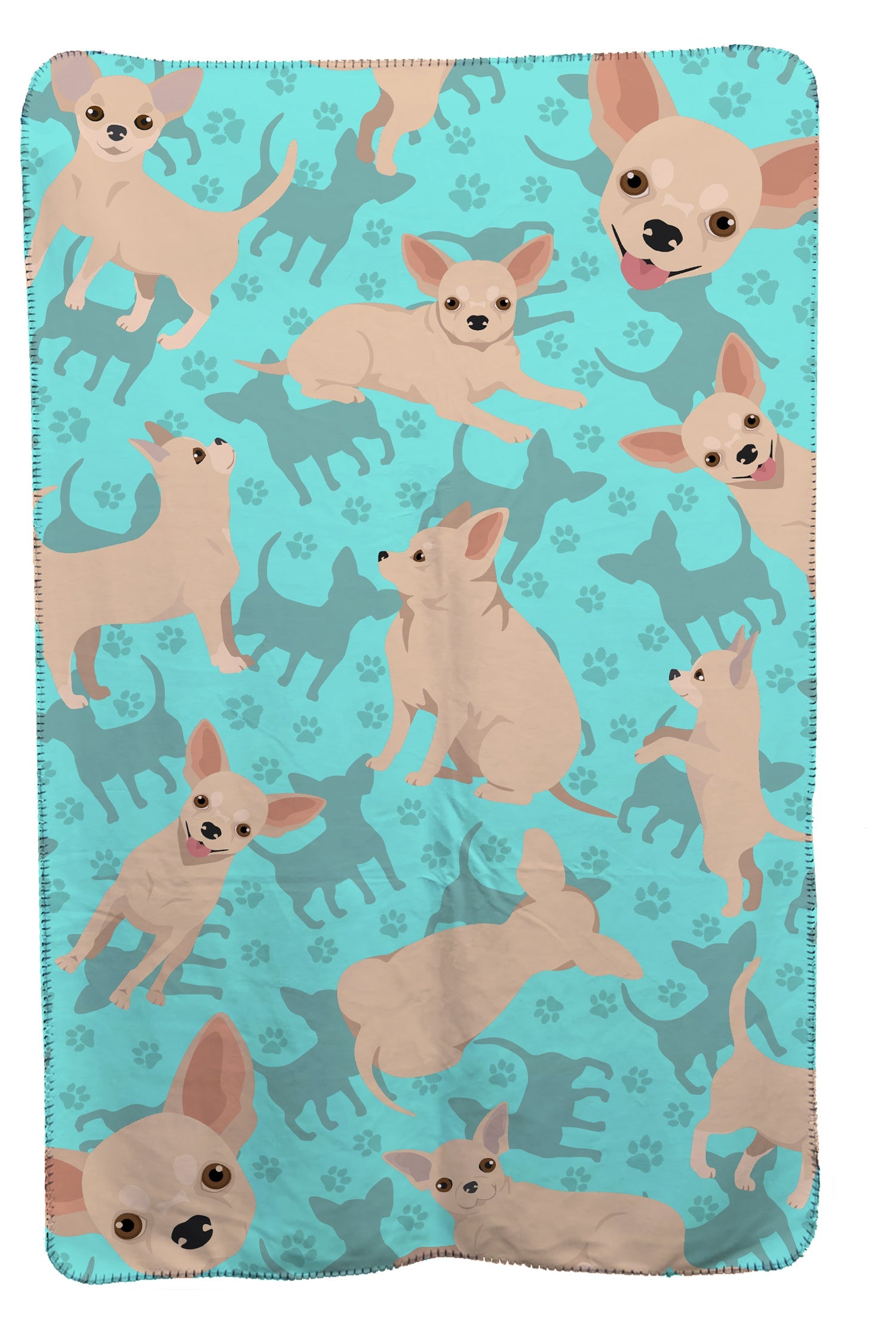 Chihuahua Soft Travel Blanket with Bag Airplane Blanket, Indoor Outdoor Camping Blanket for Traveling, Picnics, Beach Trips, Concerts