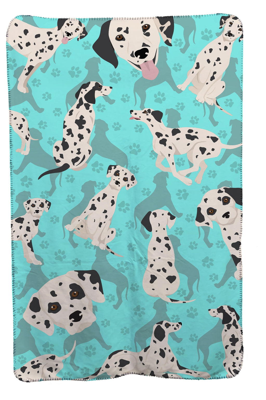 Dalmatian Soft Travel Blanket with Bag Airplane Blanket, Indoor Outdoor Camping Blanket for Traveling, Picnics, Beach Trips, Concerts