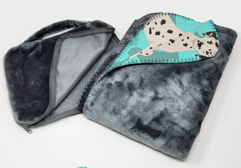 Dalmatian Soft Travel Blanket with Bag Airplane Blanket, Indoor Outdoor Camping Blanket for Traveling, Picnics, Beach Trips, Concerts