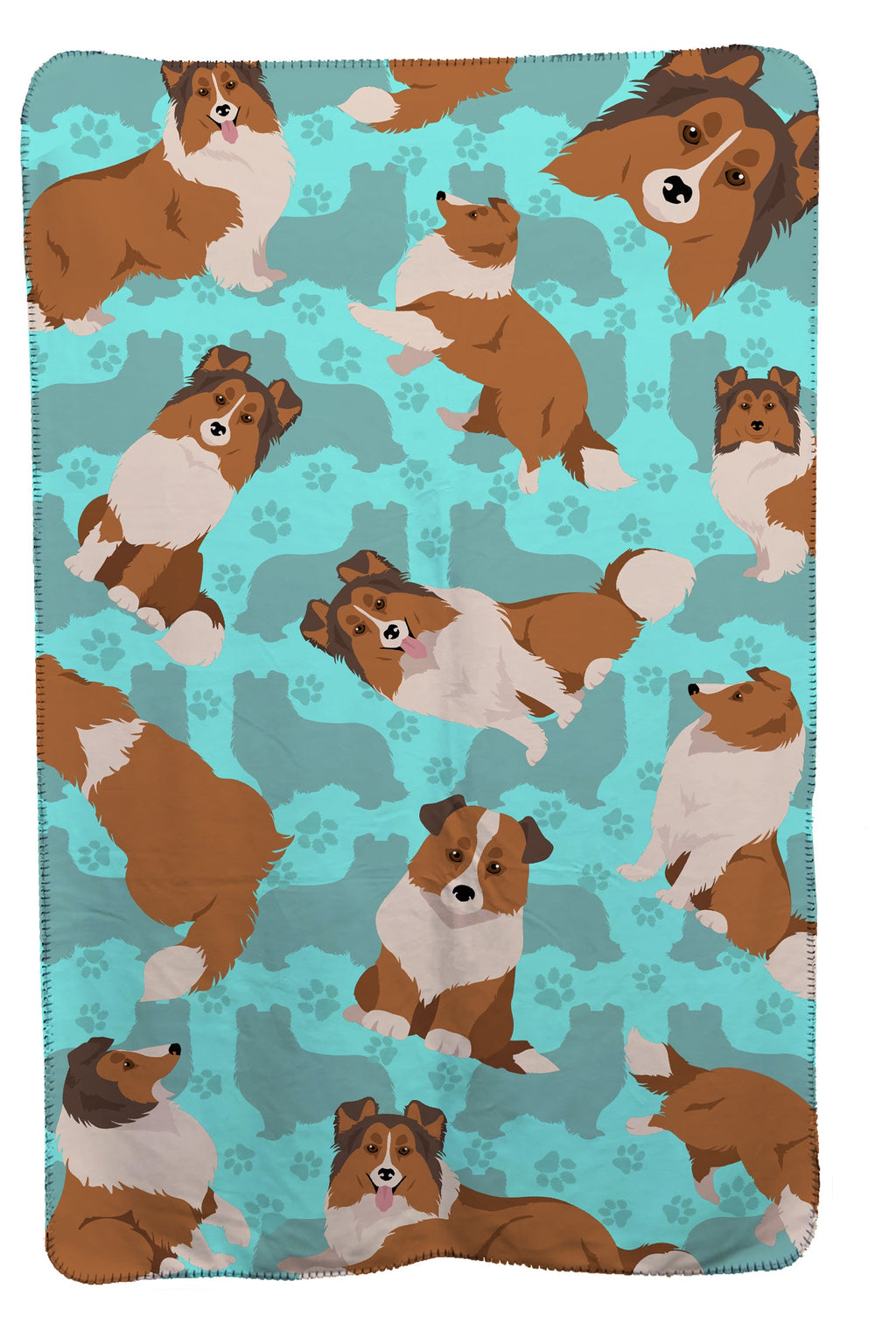 Sheltie Soft Travel Blanket with Bag Airplane Blanket, Indoor Outdoor Camping Blanket for Traveling, Picnics, Beach Trips, Concerts