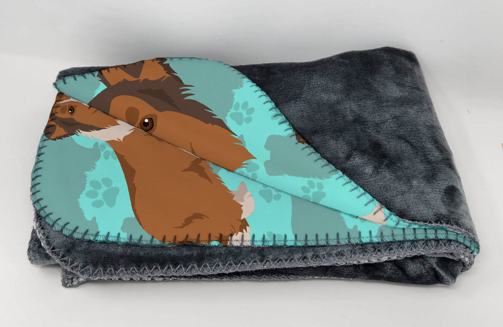 Sheltie Soft Travel Blanket with Bag Airplane Blanket, Indoor Outdoor Camping Blanket for Traveling, Picnics, Beach Trips, Concerts