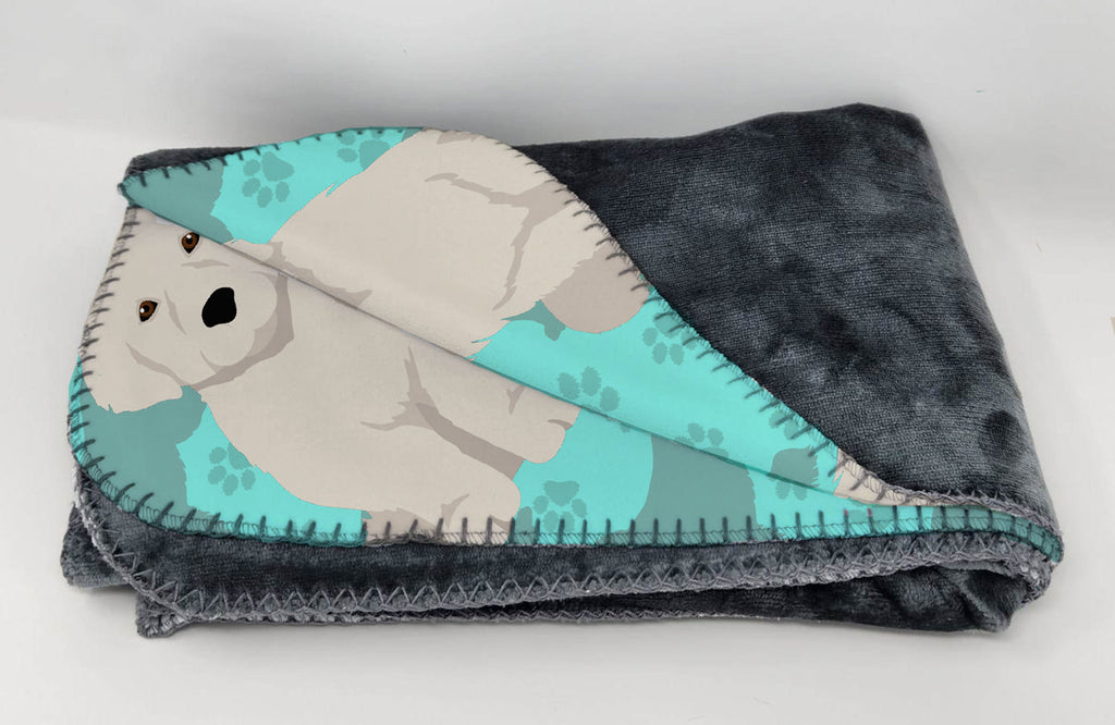 Great Pyrenees Soft Travel Blanket with Bag Airplane Blanket, Indoor Outdoor Camping Blanket for Traveling, Picnics, Beach Trips, Concerts
