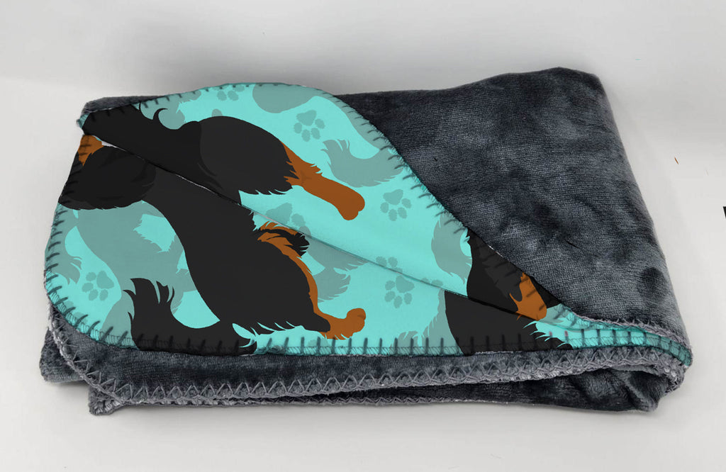 Black and Tan Cavalier King Charles Spaniel Soft Travel Blanket with Bag Airplane Blanket, Indoor Outdoor Camping Blanket for Traveling, Picnics, Beach Trips, Concerts