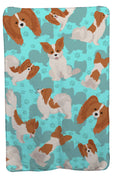 Red and White Papillon Soft Travel Blanket with Bag Airplane Blanket, Indoor Outdoor Camping Blanket for Traveling, Picnics, Beach Trips, Concerts