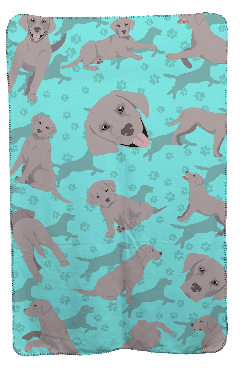 Grey Labrador Retriever Soft Travel Blanket with Bag Airplane Blanket, Indoor Outdoor Camping Blanket for Traveling, Picnics, Beach Trips, Concerts