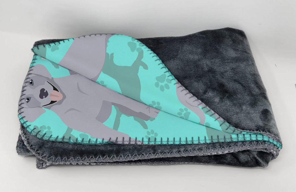 Silver Labrador Retriever Soft Travel Blanket with Bag Airplane Blanket, Indoor Outdoor Camping Blanket for Traveling, Picnics, Beach Trips, Concerts