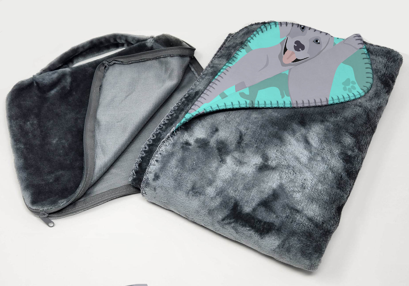 Silver Labrador Retriever Soft Travel Blanket with Bag Airplane Blanket, Indoor Outdoor Camping Blanket for Traveling, Picnics, Beach Trips, Concerts