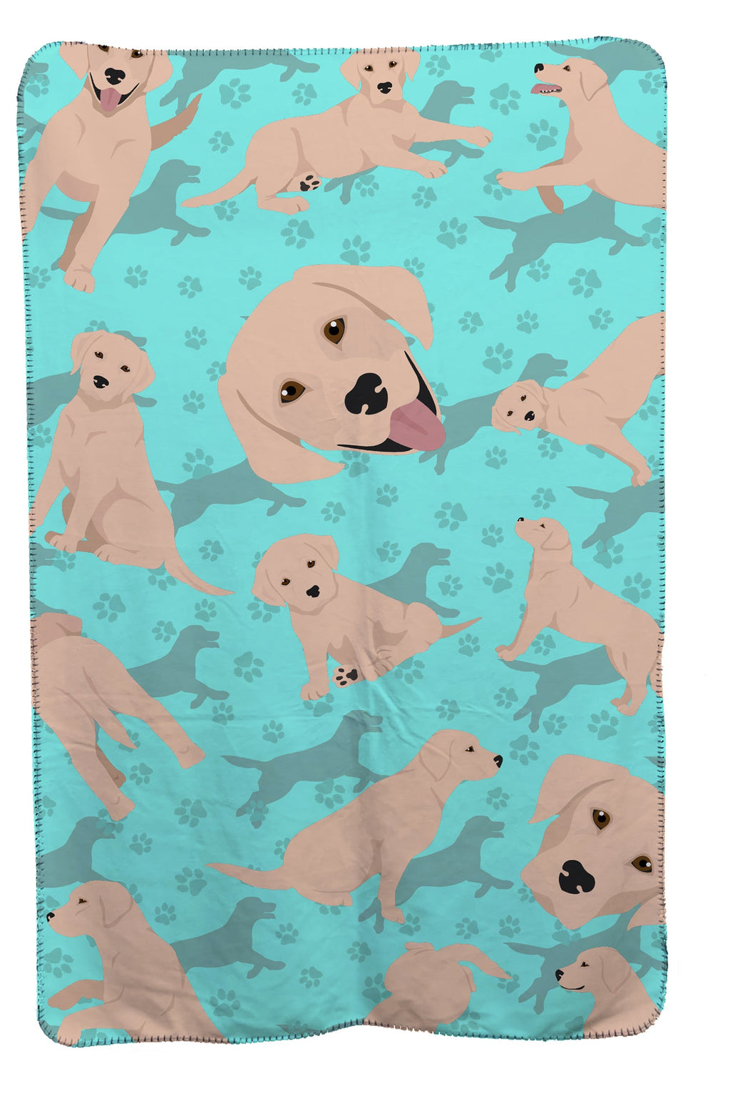 Yellow Labrador Retriever Soft Travel Blanket with Bag Airplane Blanket, Indoor Outdoor Camping Blanket for Traveling, Picnics, Beach Trips, Concerts