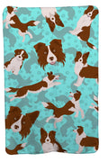 Red Border Collie Soft Travel Blanket with Bag Airplane Blanket, Indoor Outdoor Camping Blanket for Traveling, Picnics, Beach Trips, Concerts