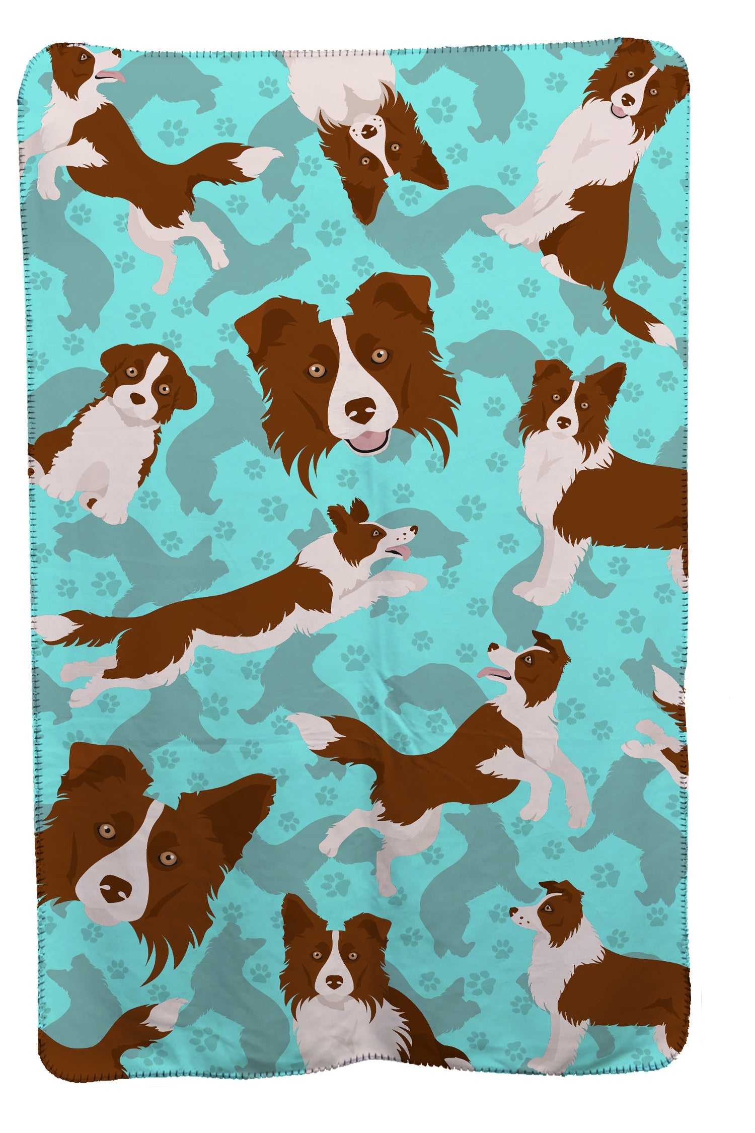 Red Border Collie Soft Travel Blanket with Bag Airplane Blanket, Indoor Outdoor Camping Blanket for Traveling, Picnics, Beach Trips, Concerts