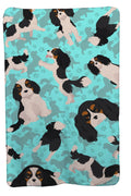 Tricolor Cavalier Spaniel Soft Travel Blanket with Bag Airplane Blanket, Indoor Outdoor Camping Blanket for Traveling, Picnics, Beach Trips, Concerts