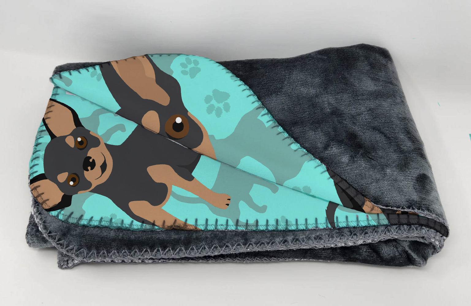 Black and Tan Chihuahua Soft Travel Blanket with Bag Airplane Blanket, Indoor Outdoor Camping Blanket for Traveling, Picnics, Beach Trips, Concerts