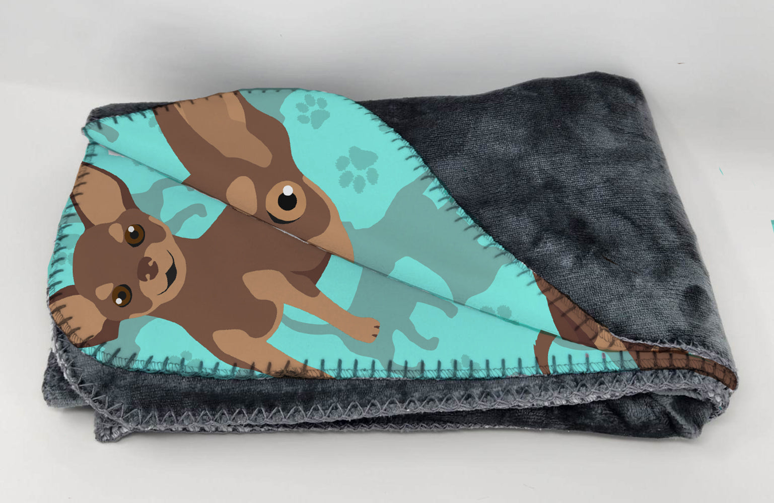 Chocolate Chihuahua Soft Travel Blanket with Bag Airplane Blanket, Indoor Outdoor Camping Blanket for Traveling, Picnics, Beach Trips, Concerts