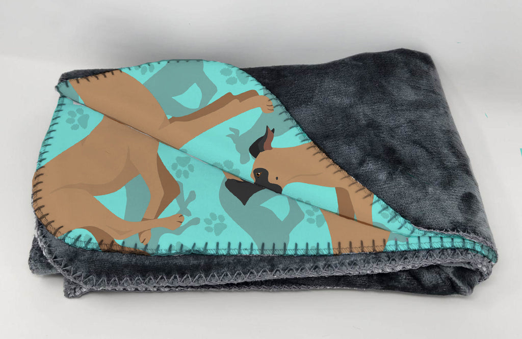 Fawn Great Dane Soft Travel Blanket with Bag Airplane Blanket, Indoor Outdoor Camping Blanket for Traveling, Picnics, Beach Trips, Concerts