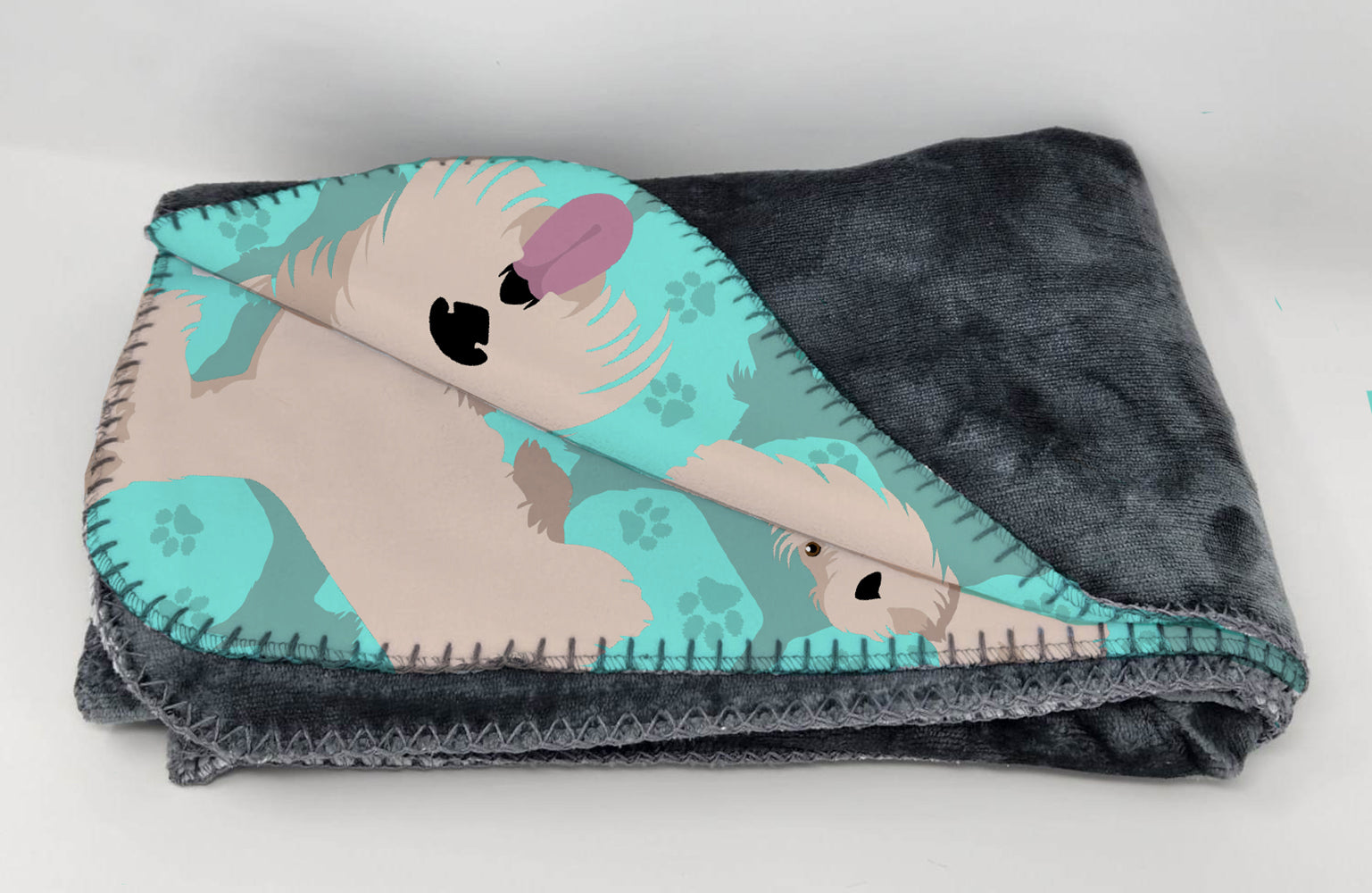 Wheaten Scottish Terrier Soft Travel Blanket with Bag Airplane Blanket, Indoor Outdoor Camping Blanket for Traveling, Picnics, Beach Trips, Concerts