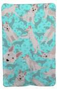 White German Shepherd Soft Travel Blanket with Bag Airplane Blanket, Indoor Outdoor Camping Blanket for Traveling, Picnics, Beach Trips, Concerts
