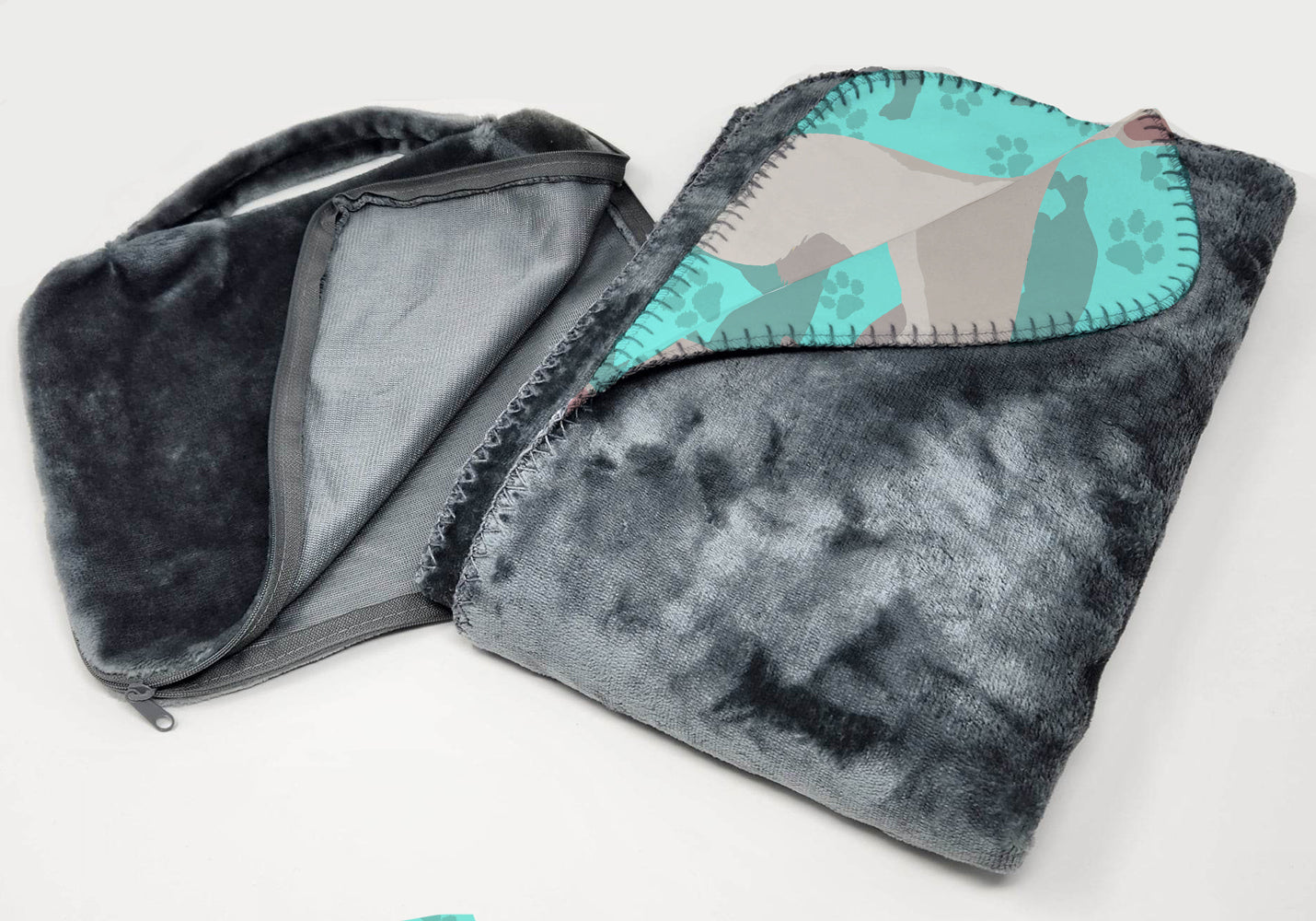 White German Shepherd Soft Travel Blanket with Bag Airplane Blanket, Indoor Outdoor Camping Blanket for Traveling, Picnics, Beach Trips, Concerts