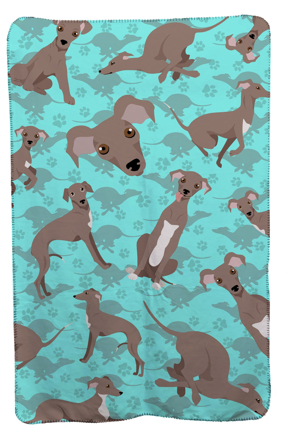 Fawn Italian Greyhound Soft Travel Blanket with Bag Airplane Blanket, Indoor Outdoor Camping Blanket for Traveling, Picnics, Beach Trips, Concerts