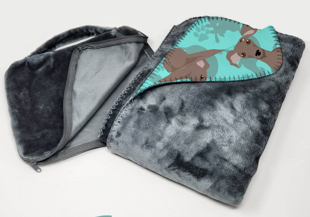 Fawn Italian Greyhound Soft Travel Blanket with Bag Airplane Blanket, Indoor Outdoor Camping Blanket for Traveling, Picnics, Beach Trips, Concerts