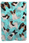 Tricolor Papillon Soft Travel Blanket with Bag Airplane Blanket, Indoor Outdoor Camping Blanket for Traveling, Picnics, Beach Trips, Concerts